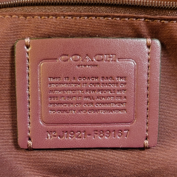 Coach Jes Berry Multi Pebbled Leather Small Backpack Varsity Stripe F89167 - Picture 5 of 16